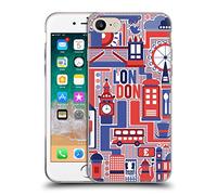 Head Case Designs Londres Atractivos Turísticos del País Caso Funda de Gel Suave Compatible con Apple iPhone 7/8 / SE 2020 & 2022