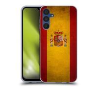 Head Case Designs Spain Spanish España Banderas de país Grunge 2 Caso Funda de Gel Suave Compatible con Samsung Galaxy A15