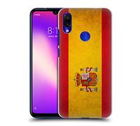 Head Case Designs Spain Spanish España Banderas Vintage Carcasa rígida Compatible con Xiaomi Redmi Note 7/7 Pro