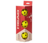 Lote de 3 pelotas de pickleball - Head Championship 40 Outdoor Talla única
