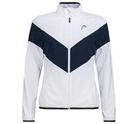 HEAD Club 22 Chaqueta de chándal, Blanco/Azul Oscuro, M para Mujer