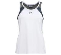 HEAD Club 22 Tank Top Women Blusas y Camisetas, Blanco/Marina, M Womens