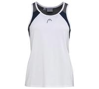 HEAD Club 22 Tank Top Women Blusas y Camisetas, Blanco/Vestido Azul, S Womens