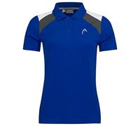 HEAD Club 22 Tech Polo Shirt Women Blusas y Camisetas, Azul, M Womens