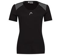 HEAD Club 22 Tech T-Shirt Women Blusas y Camisetas, Negro, S Womens
