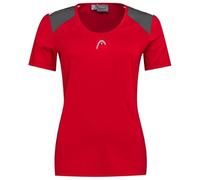 HEAD Club 22 Tech T-Shirt Women Blusas y Camisetas, Rojo, 2XL Womens
