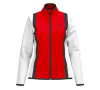 Head CLUB 25 Jacket Women Red/White Chaqueta de mujer S
