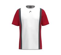 HEAD Club 25 Tech - Camiseta para Hombre, Color Rojo y Blanco