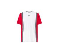 Head Club 25 Tech - Camiseta para Hombre, Color Rojo y Blanco, Rojo y Blanco, M