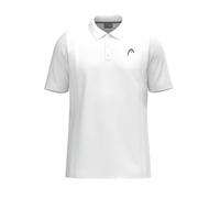 HEAD Club 25 Tech Polo Shirt Men Camisa, Blanco, M para Hombre