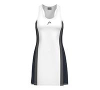 HEAD Club 25 Vestido para Mujer, Azul Marino/Blanco