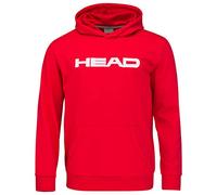 HEAD Club Byron Hoodie JR Sudadera, Rojo, S Unisex Kids