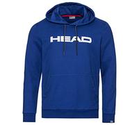 HEAD Club Byron Hoodie M Sudadera, Real Azul/Blanco, XS Mens