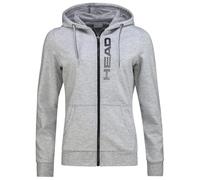 HEAD Club Greta Hoodie FZ W Sudadera, Gris, M Womens
