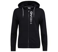 HEAD Club Greta Hoodie FZ W Sudadera, Negro, S Womens