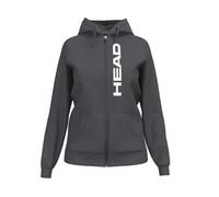 HEAD Club Original Sudadera con Capucha FZ para Mujer, Gris Jaspeado