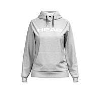 HEAD Club Original Sudadera con Capucha para Mujer, Color Gris Jaspeado
