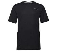 HEAD Club Tech B - Camiseta para niño (Talla del Fabricante: 128), Color Negro