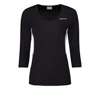 HEAD Club Tech - Camiseta de Manga Larga para Mujer, Color Blanco