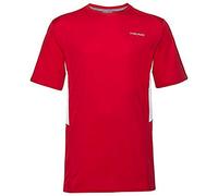 HEAD Club Tech T-Shirt B Camisetas, Niños, Rojo, M (Herstellergröße: 140)