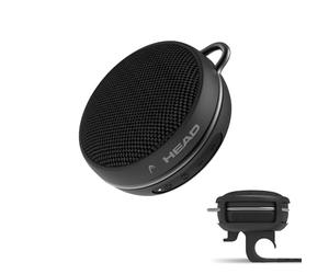 HEAD Combo Altavoz Wireless Pequeño con Soporte para Bicicleta - Altavoz Portátil Resistente al Agua y la Lluvia - Speaker Wireless Ideal para Rutas con Bicicleta - 9 Horas de Autonomía