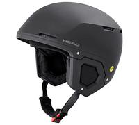 HEAD Compacto, Casco de Esquí para Unisex adulto, Negro, XS/S