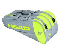 Head Core Combi 6R Grey/Neon Yellow Bolsa de raquetas de tenis