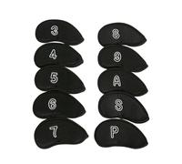 Head Covers for Golf Clubs - 10PCS Embroidered Club Label Set | Iron, Wood, Hybrid Golf Club Covers, Stylish Protective Ģolf Accessories for Men Women, Durable Outdoor Use
