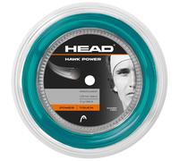 HEAD Cuerda de tenis unisex para adultos Hawk Power Reel, 200 m, color petróleo, 1,25 mm/17 g