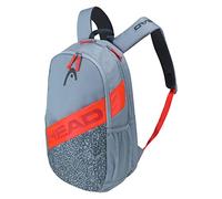 Head Elite Backpack, Bolsa De Raqueta Unisex, Gris/naranja, Talla Única