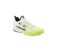 HEAD Endure Pro BOA Clay - Zapatillas de tenis para hombre, color blanco/amarillo, talla 43