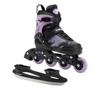 Head Galaxy 2 en 1 - Patines en línea para niños de tamaño Ajustable, riel de Aluminio, ABEC-7, Ruedas 82A, con patín, para Tiempo Libre y Patinaje sobre Hielo (Lila, 38-41)