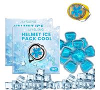 Head Gel Ice Cold Pack, Terapia reutilizable de calor y frío para cascos de receptor, utilizado para casco de equitación, deportes al aire libre, equitación, operación en la cabeza, alivia el calor