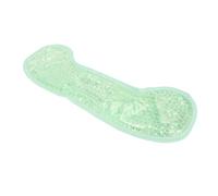 Head Gel Ice Pack para Aliviar la migraña: Compresa Fría o Caliente, Mascarilla Multifuncional con Cuentas de Gel para Reducir el Dolor, Material de PVC, Verde