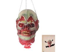 Head Halloween Decorations - Scary Body Part Ornaments With Realistic Texture | Horror Maze Yard Display | Severed Head Prop For Escape Room, Theater Production, Haunted House Party, Indoor Outdoor Sp