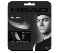 HEAD Hawk Cordajes de Raquetas de Tenis, Adultos Unisex, Negro, 17