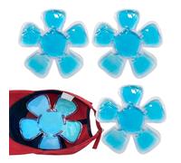 Head Ice Pack - Gorro de hielo para migraña, fácil de guardar en el congelador o bolsa de viaje, diseño de cabeza completa, 18 x 18 cm, para dolores de cabeza, resaca, senderismo, ciclismo, 4 unidades