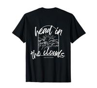 Head in The Clouds Nubes Sol soñador Festival espíritu Libre Camiseta