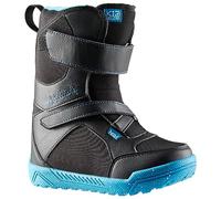 HEAD Kid Lyt Velcro, Bota de Snowboard para Juventud unisex, Negro/Azul, 155