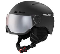 Head Knight Casco de Esqui, Unisex Adultos, Negro, M/L