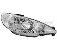 Head Lamp - PEUGEOT 206 08/ - 12/ 1998
