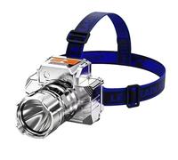 Head Lamp - Rechargeable Headlight Lamp for Waterproof Motion Sensor Use, Adjustable Brightness with 3 Lighting Modes Hands-Free, Outdoor Light for Repairing, Camping, Running Activities
