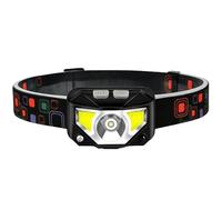 Head Lamp - Rechargeable LED Hard Hat Gear, Head Light, Forehead Flashlight Band Hands Free Helmet Torch | Illuminated Night Work Headlamp for Camping Hiking Fishing Walking Night Work Backpacking