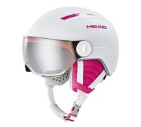 HEAD Maja Visor, Casco de Esquí para Juventud unisex, Blanco, XXS
