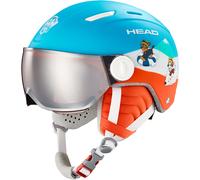 HEAD Mojo Visor Paw Patrol - Casco de esquí y Snowboard con Visor, diseño de la Patrulla Canina, Color Rojo y Azul