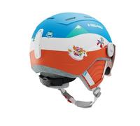 HEAD Mojo Visor Paw Patrol - Casco de esquí y Snowboard con Visor, diseño de la Patrulla Canina, Color Rojo y Azul