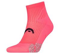 HEAD Padel Quarter Sock, Coral, 39-42 Unisex Adulto