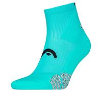 HEAD Padel Quarter Sock, Aguamarina, 43-46 Unisex Adulto