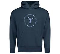 HEAD Padel Sudadera con Capucha Unisex, Azul Marino, 2XL