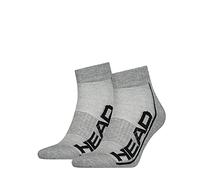 Head Quarter, Gris (Grey), 35-38 (Pack de 2) Unisex Adulto